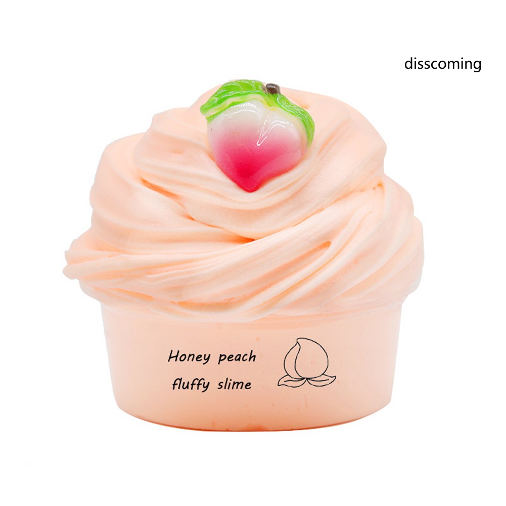 Đồ chơi chất nhờn ma quái slime hình trái cây / đào / cherry độc đáo 60ml