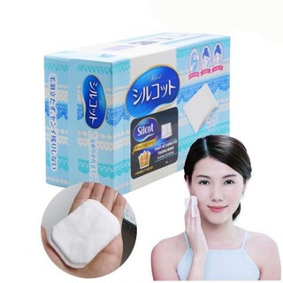 Bông tẩy trang Silcot Nhật Bản 82 miếng
