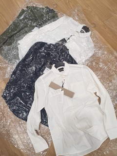 Áo Sơmi Linen Massimo dutti