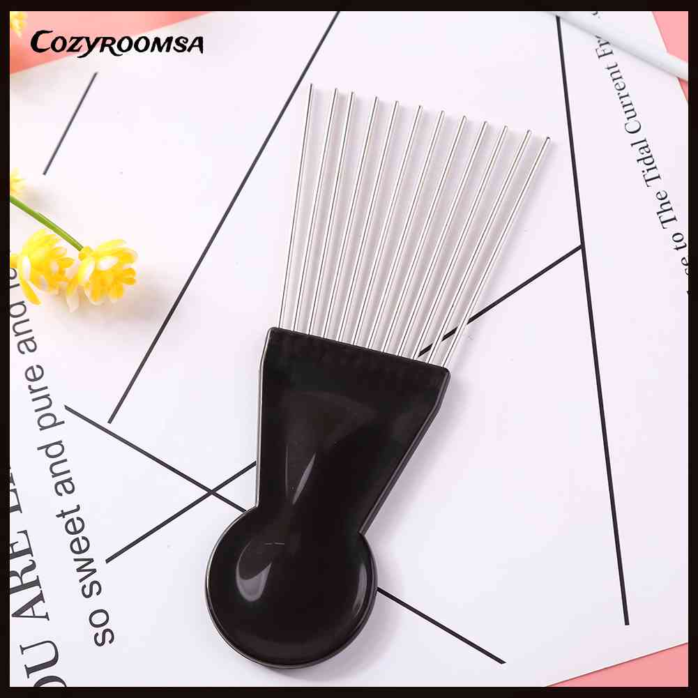 Lược Chải Tóc Răng Thưa Bằng Kim Loại Chuyên Dụng Cho Salon