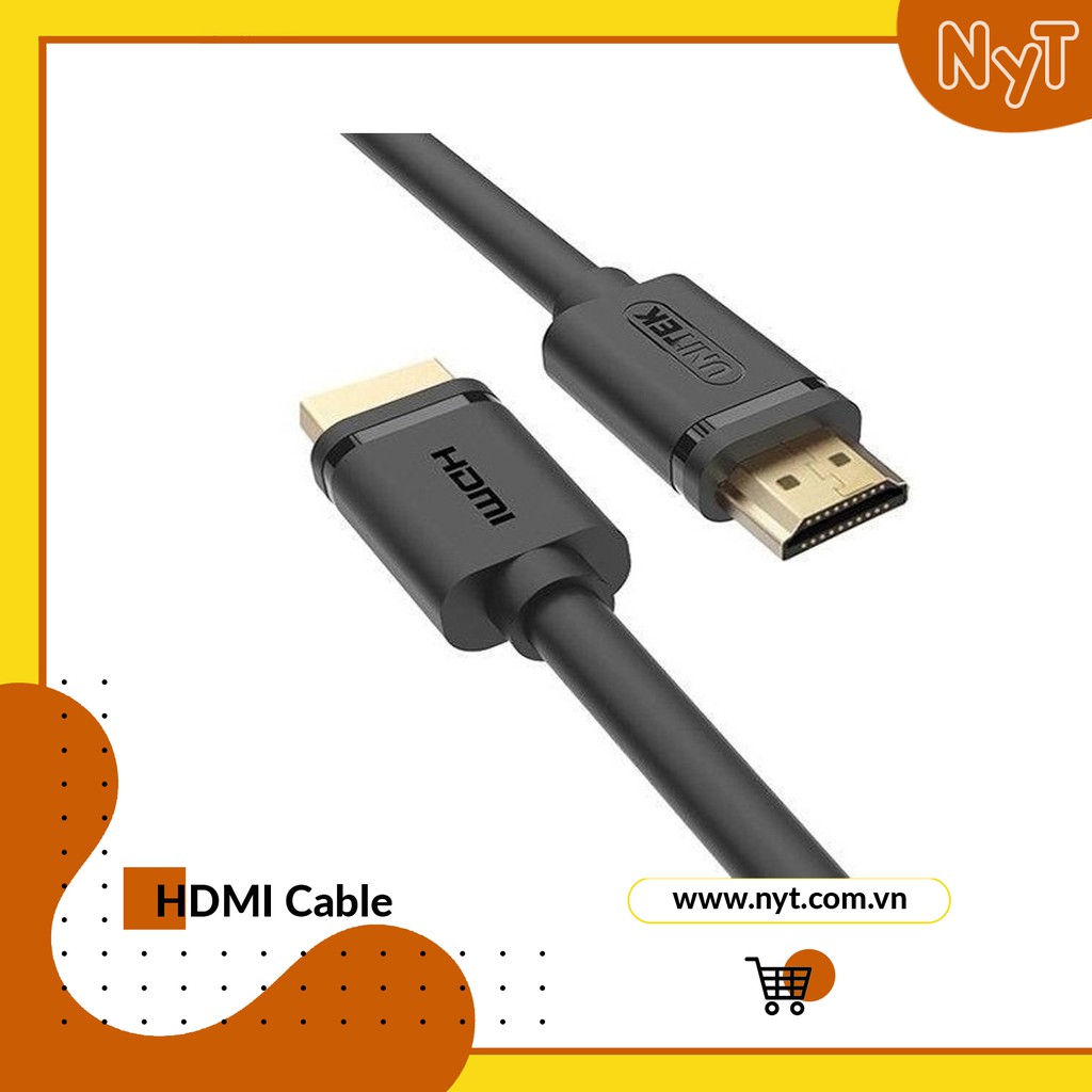 UNITEK Y-C137M I UNITEK Y-C138M I UNITEK Y-C139M - Cáp HDMI 2.0 Tốc Độ Cao 4K @ 60Hz Chính Hãng