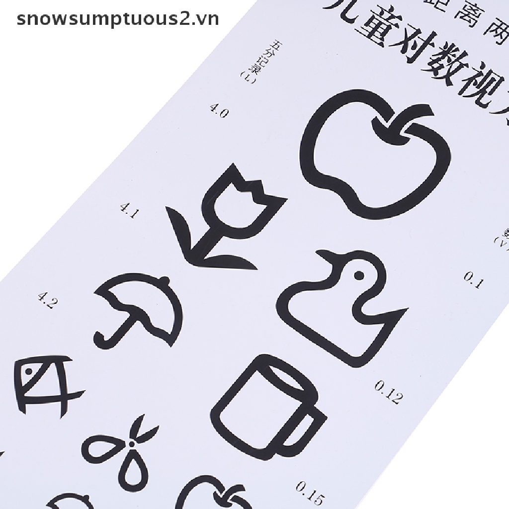 [Hàng mới về] Bảng kiểm tra bảng phấn mắt gắn tường chống nước cho bệnh viện