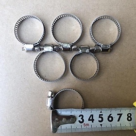Cổ dê inox – đai xiếc ống- cùm cổ dê đủ size: 12mm, 16mm, 20mm, 27mm, 34mm, 42mm, 50mm, 60mm, 75mm, 90mm, 114mm, 140mm