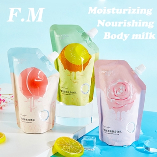 Sữa dưỡng thể hỗ trợ dưỡng ẩm toàn thân hương đào/chanh/hoa hồng tùy chọn