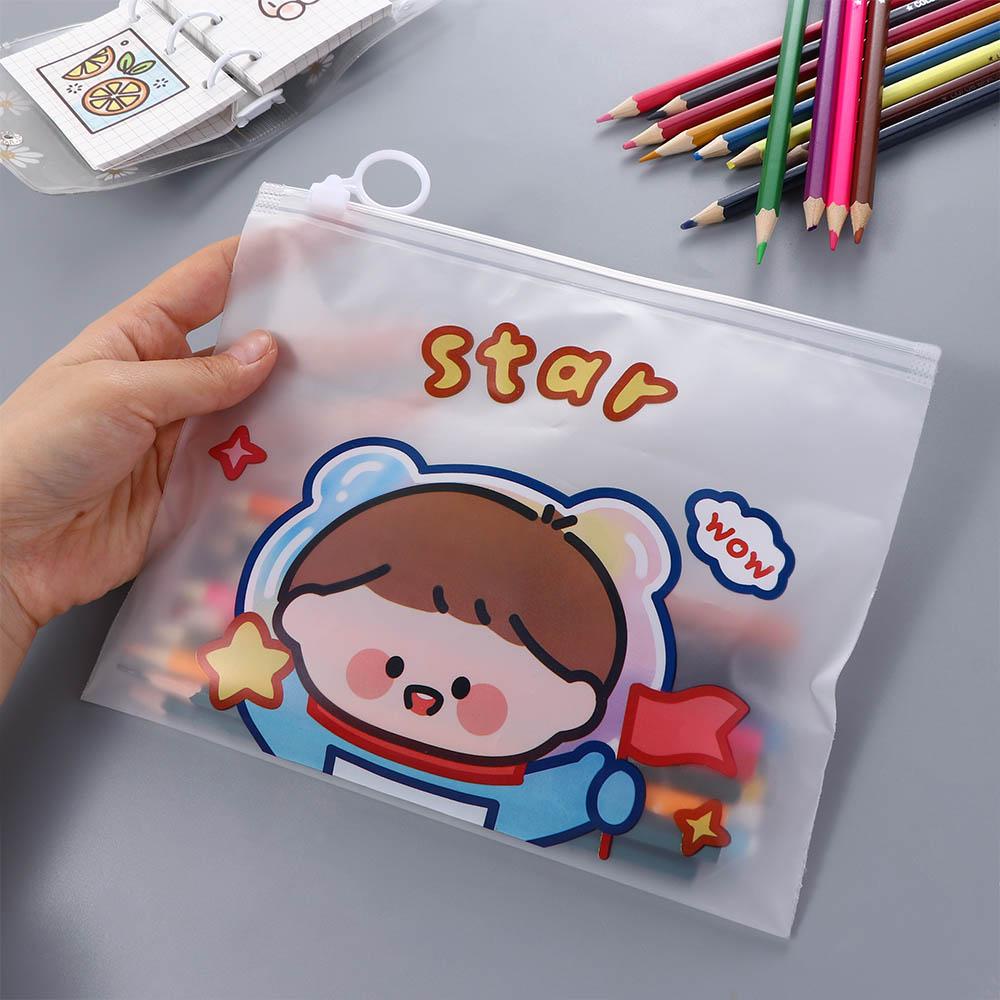 Túi Đựng Tài Liệu Trong Suốt Hình Phi Hành Gia Đáng Yêu