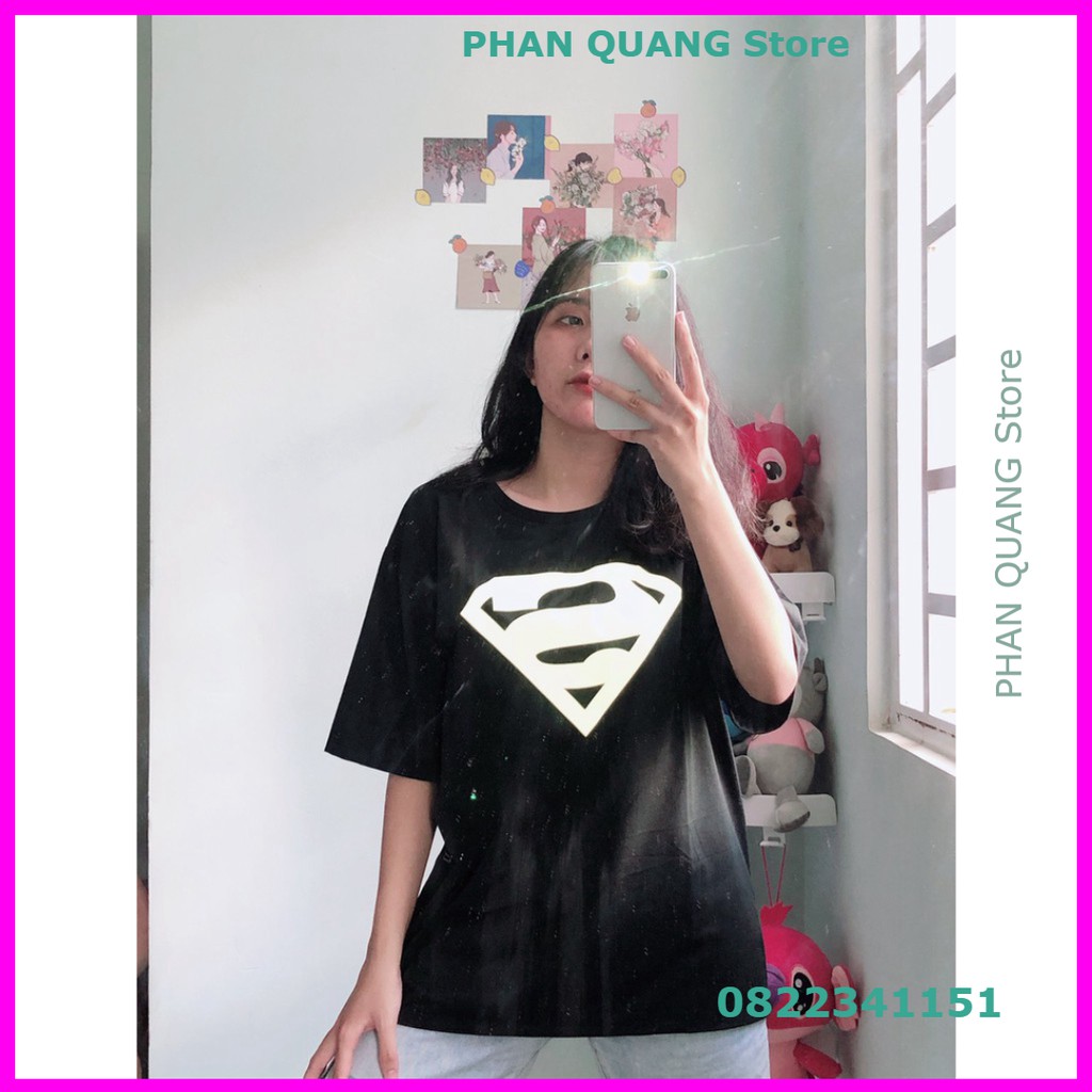 Áo Thun Ti Ci Phản Quang Superman TCPQ50