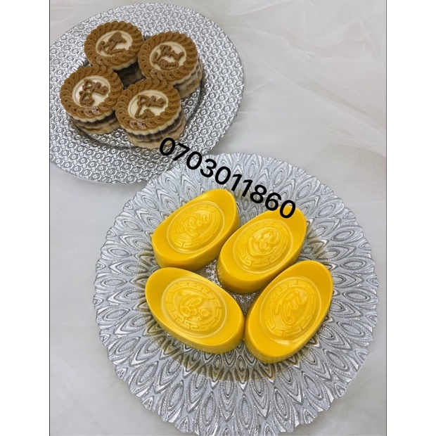 Khay thỏi vàng làm rau câu, pudding, thạch, nhấn xôi,bánh tổ,socola…