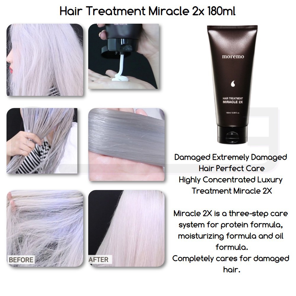 Moremo Miracle hair pack 180ml
