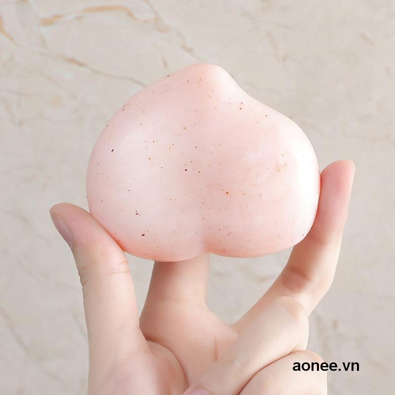 ✨✨Xà phòng hình quả đào PP làm trắng vùng da dưới cánh tay da thâm dành cho nữ