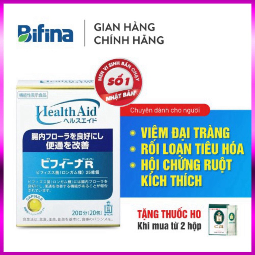 GIẢM  [Combo 2H] Men Vi Sinh Bifina Nhật Bản R20 gói GIẢM