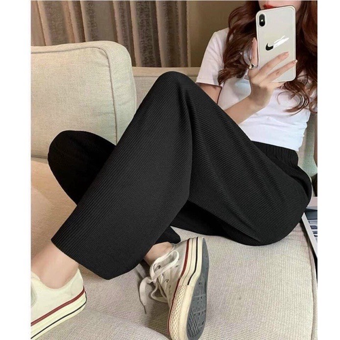 Quần Tăm Ống Rộng Cạp Chun Co Dãn Nhiều | Smide Clothing