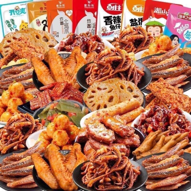 [XẢ KHO] SET 54 Món Ăn Vặt Siêu Ngon - Hộp Sang Trọng