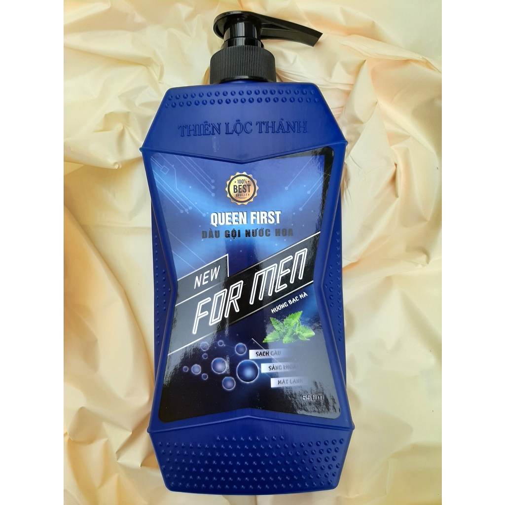 Dầu Gội Đầu Nam Hương Bạc Hà FOR MEN 650ml Sạch Gàu Mát Lạnh