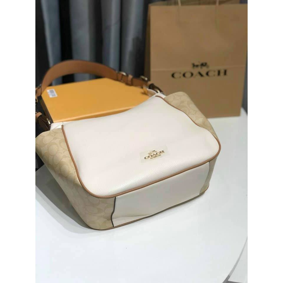 COACH RORI Shoulder bag in colorblock signature Canvas