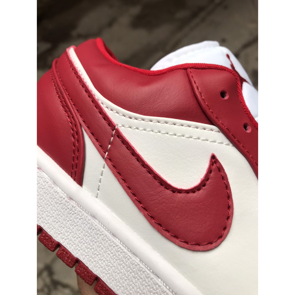 [MyGsneaker] Giày JD1 Đỏ trắng thấp cổ bản tiêu chuẩn