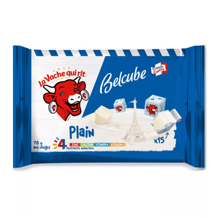 Combo 5 gói Phô Mai Vuông Belcube Đủ Vị (15 viên) Hỗ trợ Hệ Miễn Dịch