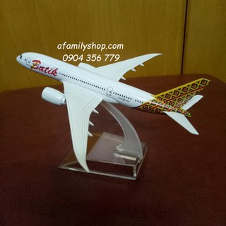 Mô hình máy bay tĩnh Batik Airlines 16cm