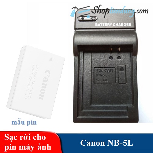 Sạc cho pin máy ảnh Canon NB-5L