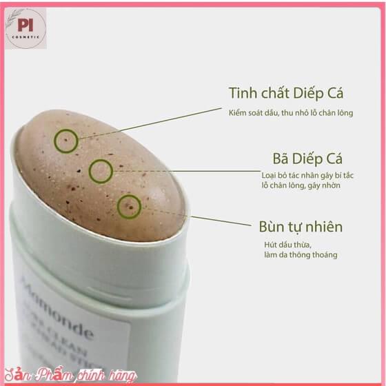 Thanh Lăn HỖ TRỢ GIẢM mụn đầu đen Mamonde – Hàn quốc