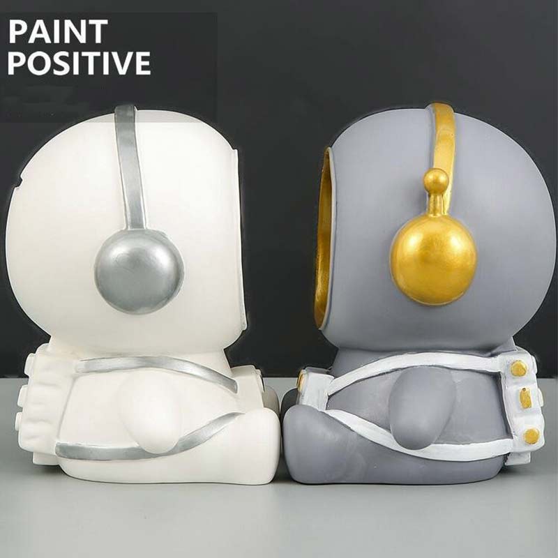 Ống heo tiết kiệm hình phi hành gia có đèn phát sáng