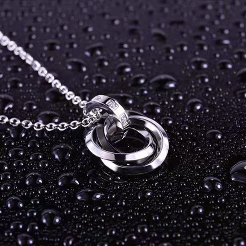 Vòng cổ Mặt Hình Học Đính Đá Thời Trang Cho Nữ