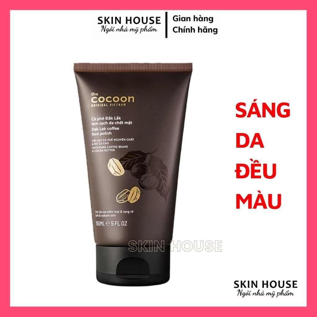 Tẩy Da Chết Mặt Cocoon - Tẩy Tế Bào Chết Cocoon Coffee Face Polish 150ml