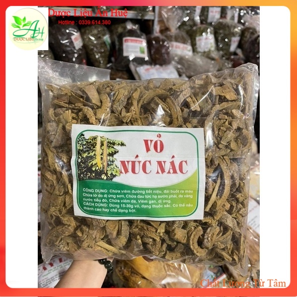 Vỏ núc nác khô 1KG (hoàng bá nam)