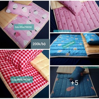 Mua xả kho~Bộ Nệm Gối Văn Phòng Cotton (90x200cm)