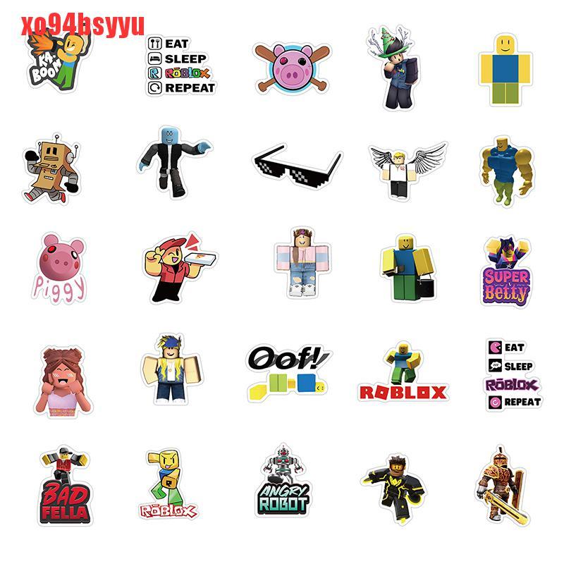 Set 100 hình dán Roblox Game Anime chống thấm nước xo94bsyyu