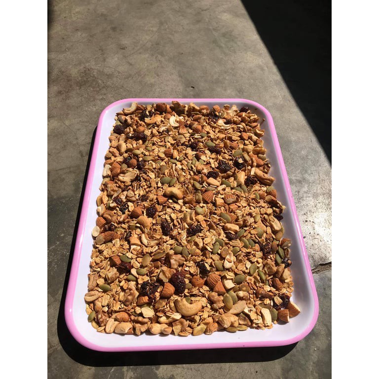 [Mã 156FMCGSALE giảm 7% đơn 500K] 500g Granola mix các loại hạt - ngũ cốc ăn kiêng (nhiều hạt)