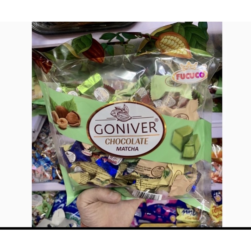 Kẹo Chocolate Matcha GONIVER Phú Cường 350gr