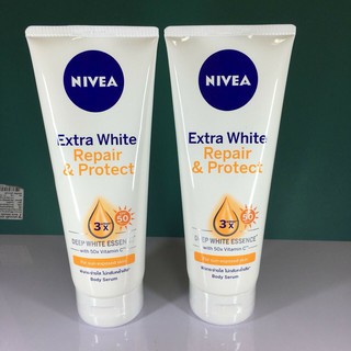 Tinh chất dưỡng thể dưỡng trắng NIVEA ban ngày giúp phục hồi & chống nắng SPF50 (180ml)