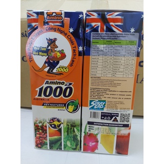 Phân bón lá Amino 1000 Chai 500ml kích thích ra bông đậu trái