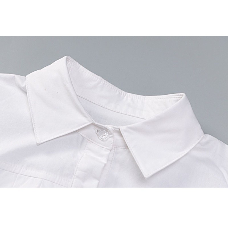 áo croptop sơ mi tay dài | BigBuy360 - bigbuy360.vn