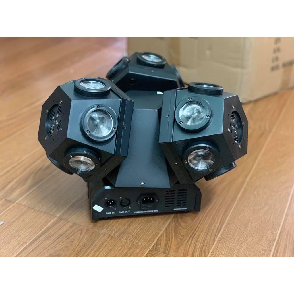 #ĐÈN MOVING 3 ĐẦU 18 MẮT LED + LASER#