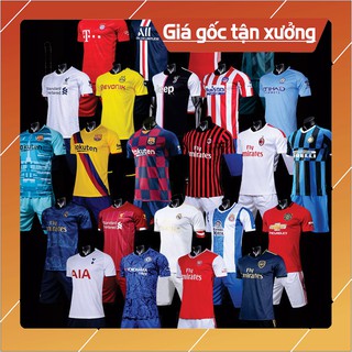 ÁO BÓNG ĐÁ CLB THUN LẠNH CAO CẤP MU  JUVE BAYEN PARI LIVER TOT ARSENAL,...