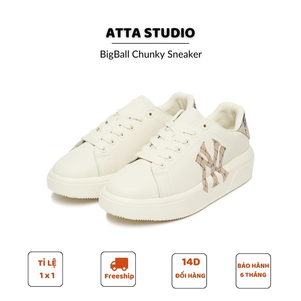 MCĐ - Giày 𝗠𝗟𝗕 chunky classic yankees monogram NY LA, giày 𝗠𝗖 𝗤𝘂𝗲𝗲𝗻 đế tăng chiều cao, sneaker thể thao nam nữ BH 6TH