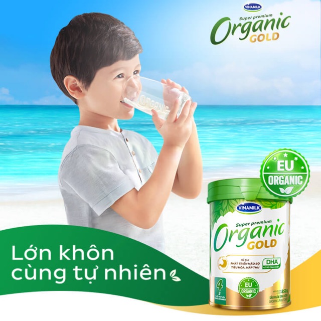 Sữa vinamilk organic 4 850g