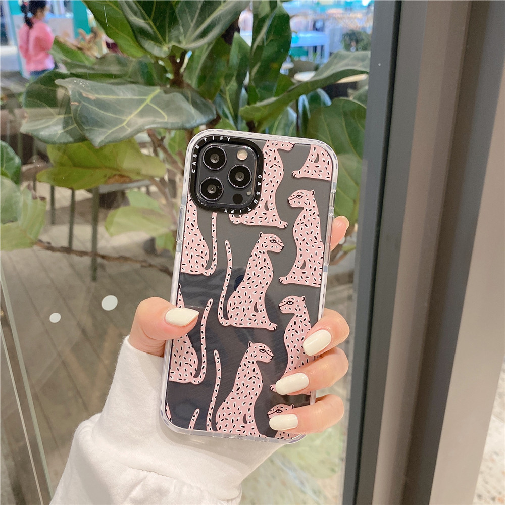 Ốp điện thoại silicone họa tiết da báo cho IPhone 12pro max 12mini 11Pro Max XS Max XR SE 2020 6 6s 7 8 Plus | BigBuy360 - bigbuy360.vn