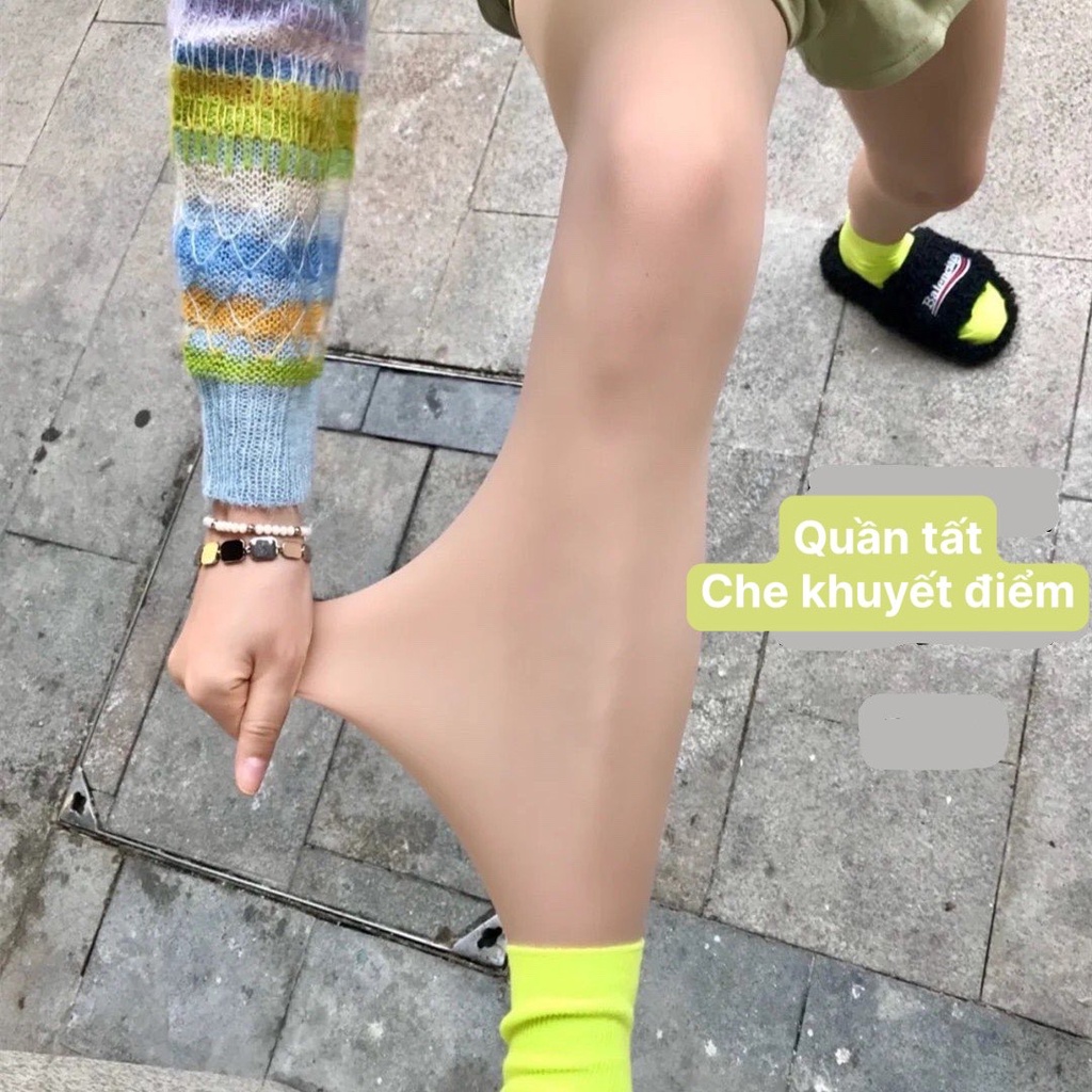 Quần tất nữ lót nhung lông Jengiang che khuyết điểm Quần lót lông siêu dai trống trầy xước thật chân