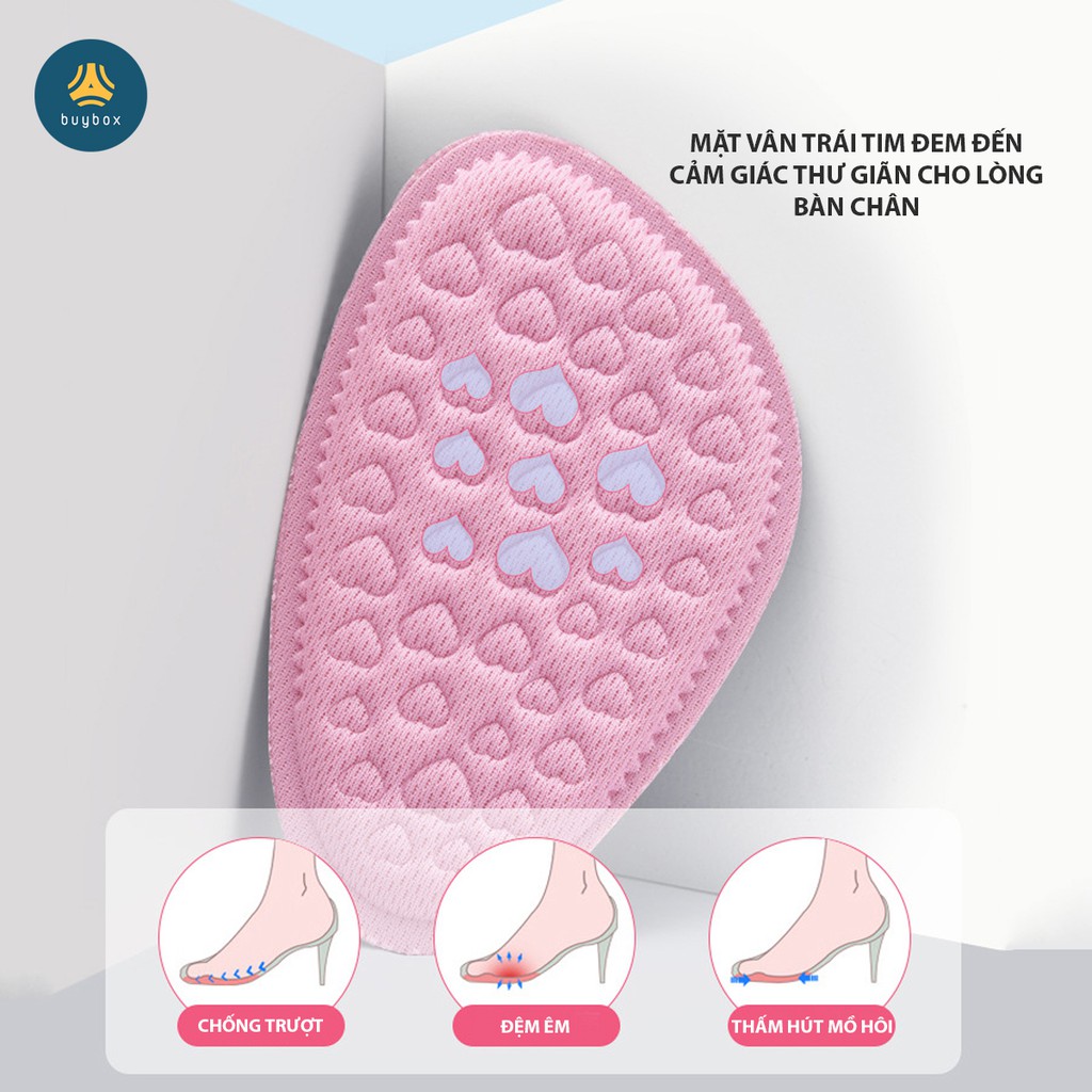 Lót giày cao gót chống trượt bàn chân về phía mũi và đệm êm gang bàn chân - buybox - BBPK161