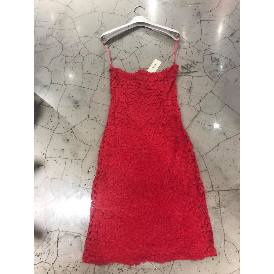 Váy quây ren Zara auth [Hồng]