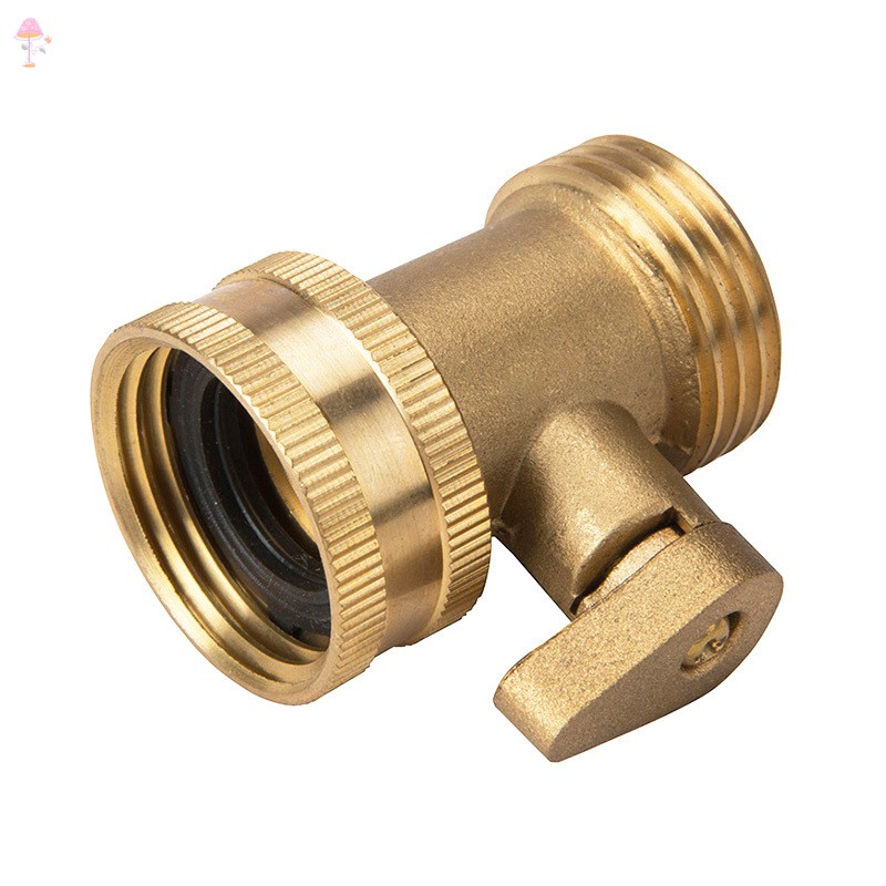 Đầu nối ống nước bằng đồng ren G 3/4inch có công tắc bật tắt nước chất lượng cao