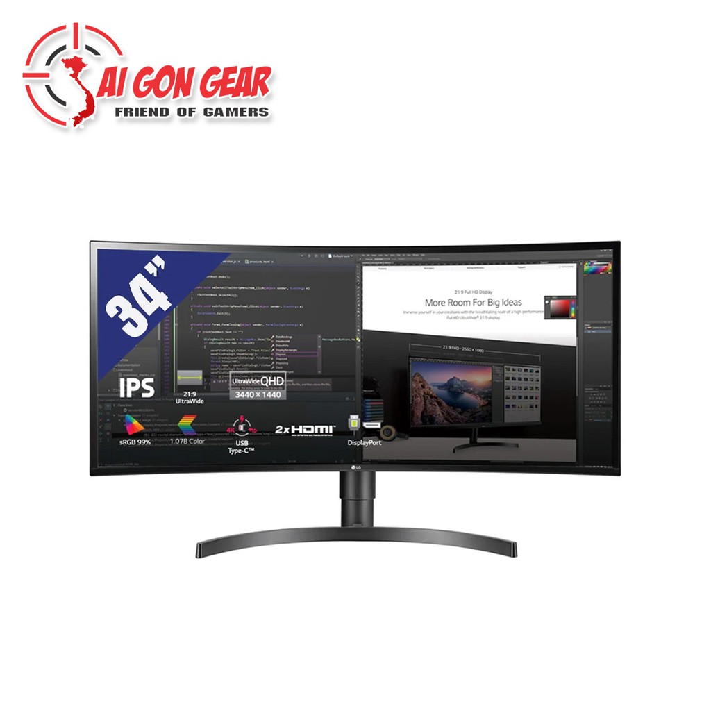 Màn hình cong LG 34 inch 34WN80C-B.ATV