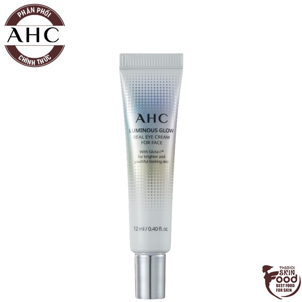 Kem Dưỡng Mắt Chống Lão Hóa Dưỡng Sáng Da AHC Luminous Glow Real Eye Cream For Face