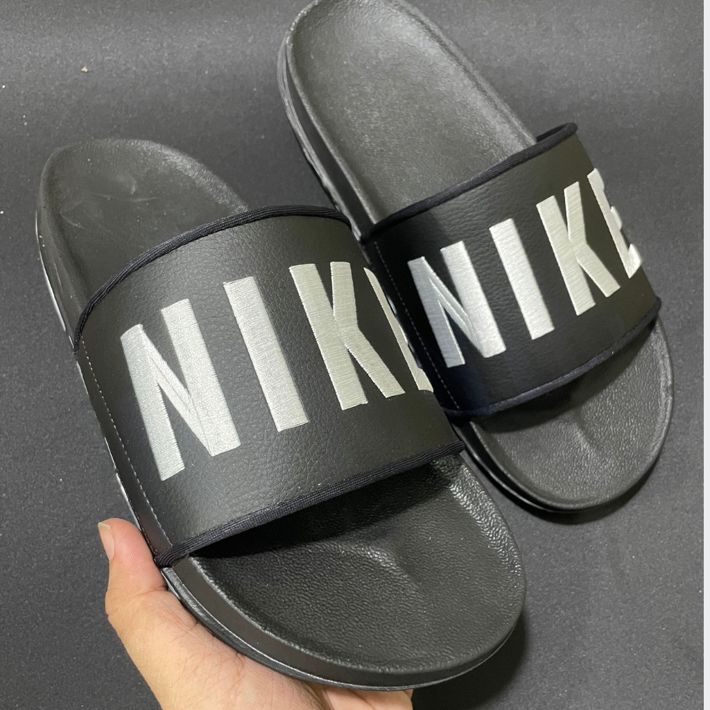 Dép quai ngang thể thao Nike nam chính hãng/ Dép Nike Offcourt Slide BQ4639 Black/White 2022