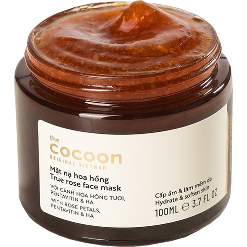 Mặt nạ hoa hồng Cocoon cấp ẩm và làm mềm da