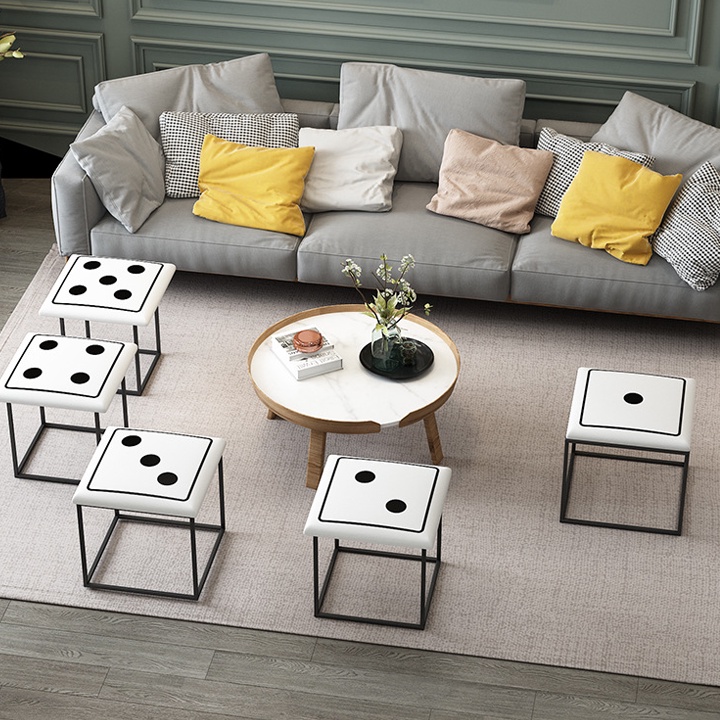 Ghế Rubik 5 trong 1, Ghế đa năng khối lập phương cao cấp, ghế đôn sofa thông minh xếp gọn có bánh xe di chuyển