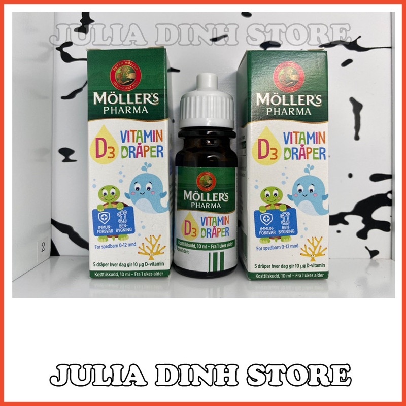 Vitamin D3 Moller’s Nauy cho bé từ 1 tuần tuổi