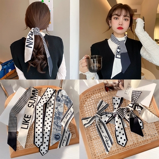  Khăn choàng lụa dùng để buộc tóc phong cách Hàn Quốc cho nữ